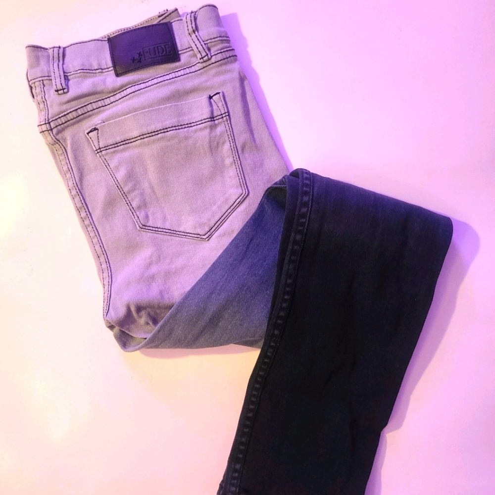 Faded jeans